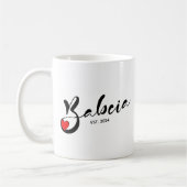 Pools Babcia Opgericht Jaar - Grootmoeder Koffiemok (Links)