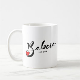 Pools Babcia Opgericht Jaar - Grootmoeder Koffiemok