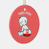 Pools Baby Keramisch Ornament (Rechts)