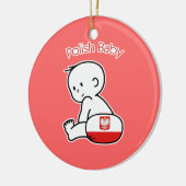 Pools Baby Keramisch Ornament (Links)