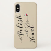 Pools bij hart mobiele telefoontas Case-Mate iPhone case (Achterkant)
