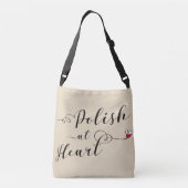 Pools bij Heart Grocery Bag, Pools Crossbody Tas (Achterkant)