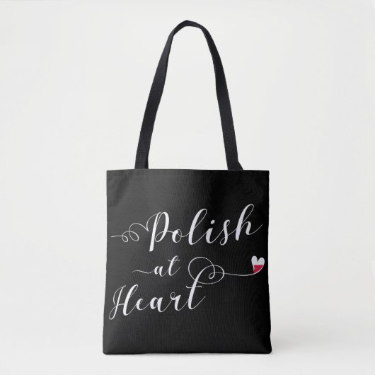 Pools bij Heart Grocery Bag, Pools Tote Bag (Voorkant)