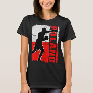 Pools boxingteam Poolse vlagboxinghandschoenen T-shirt