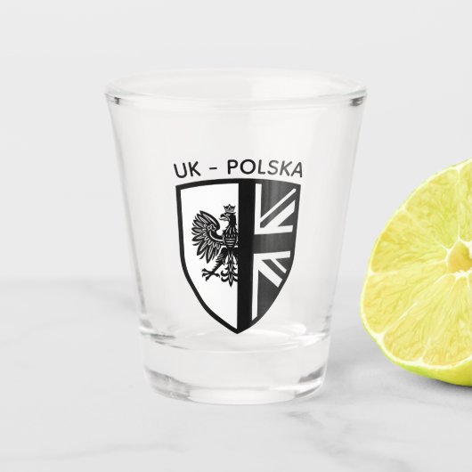 Pools - Brits Shot Glas (Voorkant)