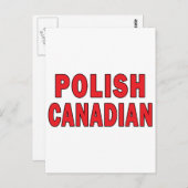 Pools-Canadees Briefkaart (Voorkant / Achterkant)