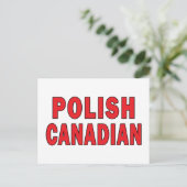 Pools-Canadees Briefkaart (Staand voorkant)