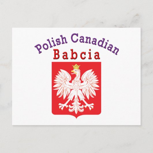 Pools Canadees Eagle Shield Babcia Briefkaart (Voorkant)