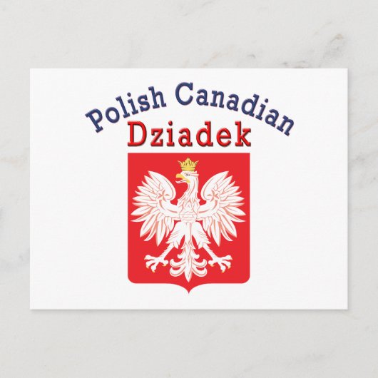 Pools Canadees Eagle Shield Dziadek Briefkaart (Voorkant)
