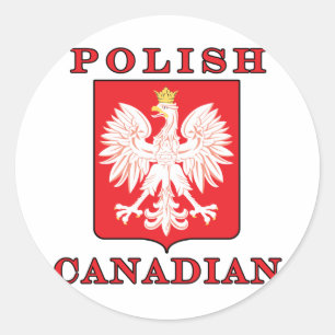 Pools Canadees Eagle Shield Ronde Sticker