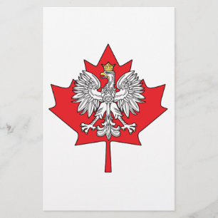 Pools Canadees esdoornblad Briefpapier