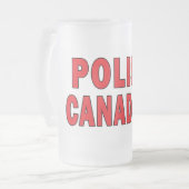 Pools-Canadees Matglas Bierpul (Voorkant links)