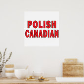 Pools-Canadees Poster (Keuken)