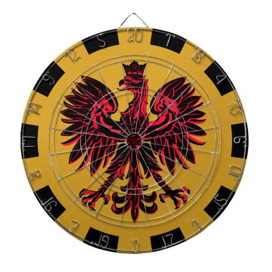 Pools dartboard, Eagle & Flag darts / spelboard Dartbord (Voorkant)