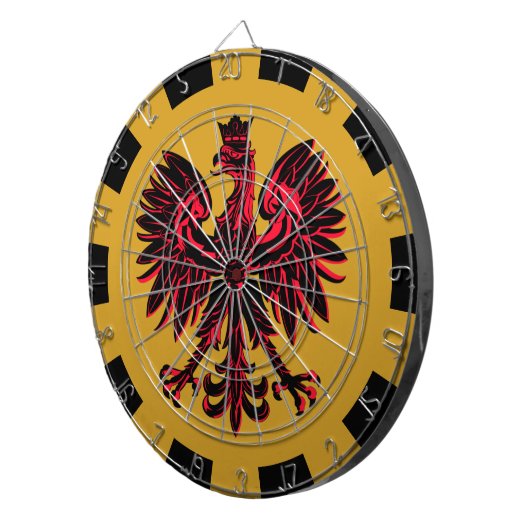 Pools dartboard, Eagle & Flag darts / spelboard Dartbord (Voorkant Rechts)