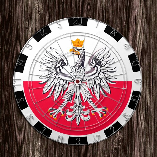 Pools dartboard en vlagdonker/spelbord dartbord