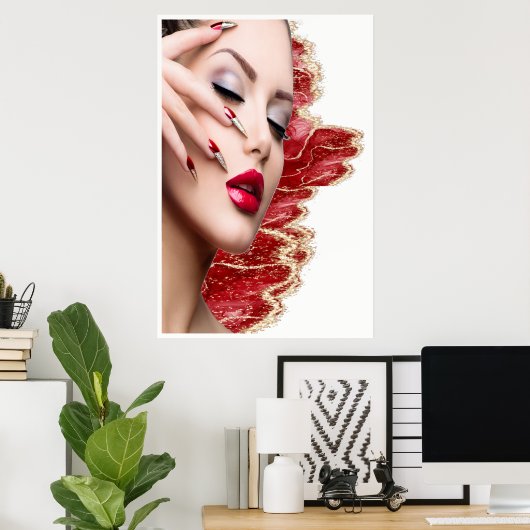 Pools die Poster van Posh Walls (Thuiskantoor)