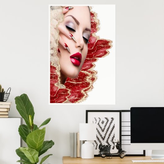 Pools die Poster van Posh Walls (Thuiskantoor)