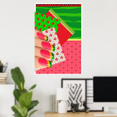 Pools die Poster van Posh Walls (Thuiskantoor)