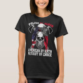 Pools door bloedAmerikaan door geboortecatroon doo T-shirt (Voorkant)