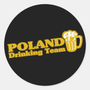 Pools Drink team Ronde Sticker