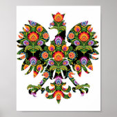 Pools Eagle Poland Wycinanki Emblem, Pools Folk Poster (Voorkant)