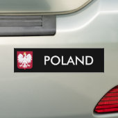 Pools Eagle Red Shield Bumpersticker (Op auto)