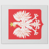 Pools Eagle Red Shield Cadeaupapier (Vlak)
