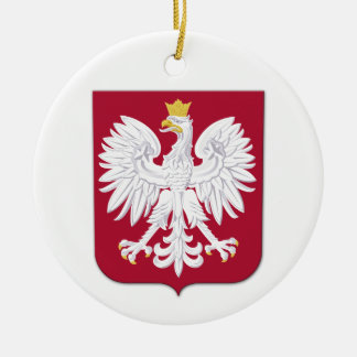 Pools Eagle Red Shield Keramisch Ornament