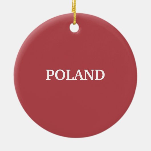 Pools Eagle Red Shield Keramisch Ornament (Achterkant)