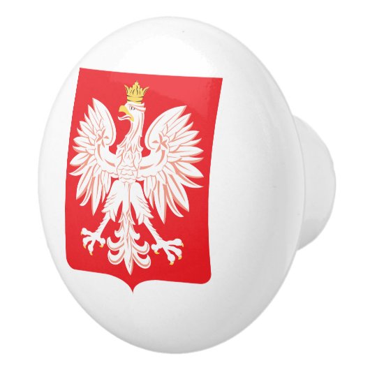 Pools Eagle Red Shield Keramische Knop (Rechts)