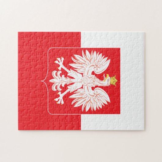 Pools Eagle Red Shield Legpuzzel (Horizontaal)