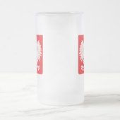 Pools Eagle Red Shield Matglas Bierpul (Center)