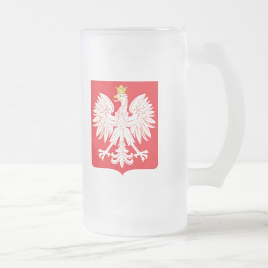 Pools Eagle Red Shield Matglas Bierpul (Rechts)