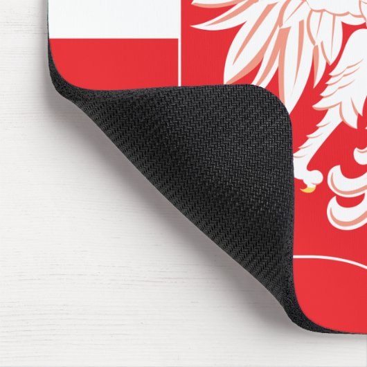 Pools Eagle Red Shield Muismat (Hoek)