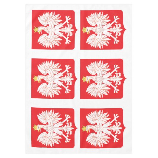 Pools Eagle Red Shield Tafelkleed (Voorkant)