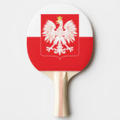 Pools Eagle Red Shield Tafeltennisbatje (Voorkant)