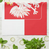 Pools Eagle Red Shield Theedoek (Gevouwen)
