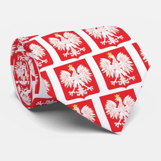 Pools Eagle Red Stropdas (Opgerold)