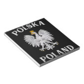 Pools eierstaafje tegen Poolse wapenstilstand Notitieblok (Schuin)