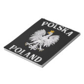 Pools eierstaafje tegen Poolse wapenstilstand Notitieblok (Linkerzijde)