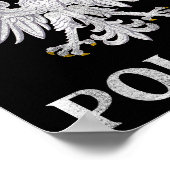 Pools eierstaafje tegen Poolse wapenstilstand Poster (Hoek)