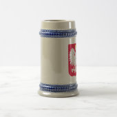 Pools Embleem - Polen Schild - Polska Herb Polski Bierpul (Center)