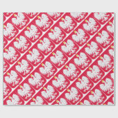 Pools Embleem - Polen Schild - Polska Herb Polski Cadeaupapier (Vlak)