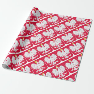 Pools Embleem - Polen Schild - Polska Herb Polski Cadeaupapier