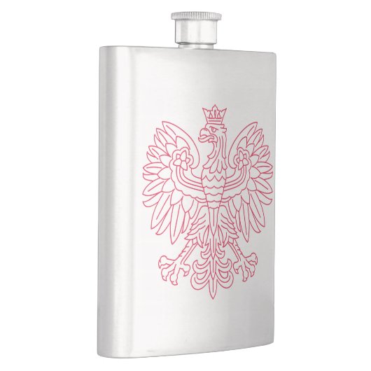 Pools Embleem - Polen Schild - Polska Herb Polski Flacon (Rechts)