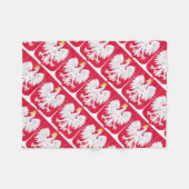 Pools Embleem - Polen Schild - Polska Herb Polski Fleece Deken (Voorkant (Horizontaal))