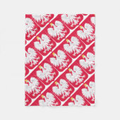 Pools Embleem - Polen Schild - Polska Herb Polski Fleece Deken (Voorkant)