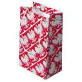 Pools Embleem - Polen Schild - Polska Herb Polski Klein Cadeauzakje (Achterkant Gekanteld)