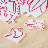 Pools Embleem - Polen Schild - Polska Herb Polski Legpuzzel (Zijkant)